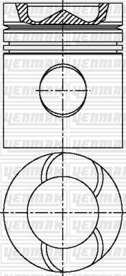 PISTON SEGMAN Q127.0MM 000 -SCANIA-DS 11.73