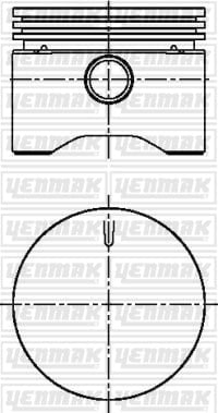 PISTON SEGMAN Q75.0MM STD -KNORR-BREMSE-DAF WESTINGHOUSE