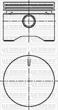 PISTON SEGMAN Q75.75MM 075 -KNORR-BREMSE-DAF WESTINGHOUSE