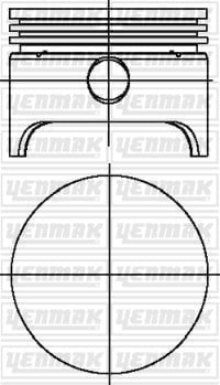 PISTON SEGMAN Q88.0MM STD -KNORR-BREMSE-KNORR-BREMSE