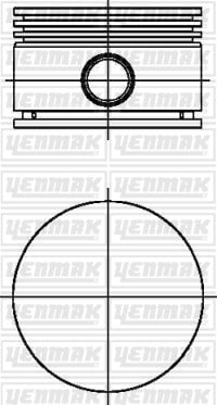 PISTON SEGMAN Q90.0MM STD -MERCEDES
