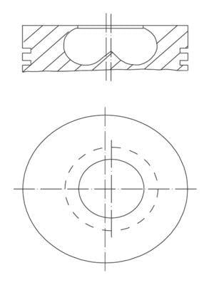 PISTON SEGMAN STD 84mm BMW B37 B47 F10 F20 F30 F40 G20 G30 G22 F32 F34 F36 G32 G11 F48 F15 MINI F54 F55 F56 F57 F60