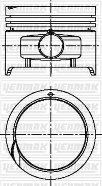 PİSTON SEGMAN STD HYUNDAI ACCENT 1.3L 4G13 G4EH karbüratörlü 95-00 çap 71.50 mm / ölçü 1.5 x 1.5 x 3.0 Adet fiyatıdır