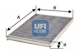 POLEN FİLTRESİ FORD FIESTA IV- 96-02 KA-PUMA MAZDA 121 KARBONLU CUK3554