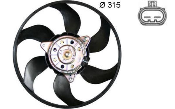 RAD.FAN MOTORU SOL <05 Y20DTH VEC-C