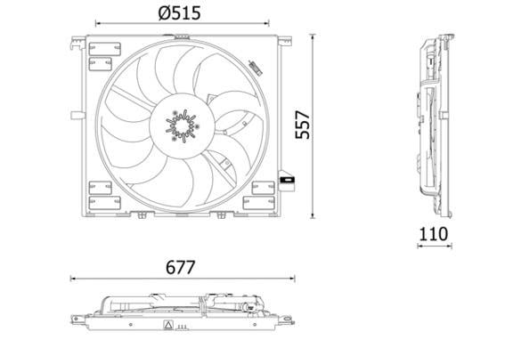 RADİATOR-CONDENSER FAN ALFA ROMEO STELVIO