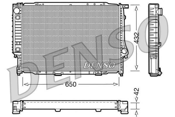 RADİATOR. ENGİNE COOLİNG BMW 5 E34 87-97