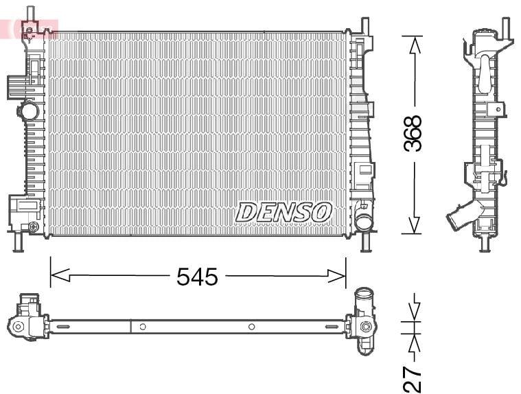 RADİATOR. ENGİNE COOLİNG FORD C-MAX II 10-
