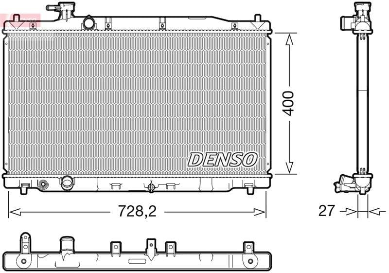 RADİATOR. ENGİNE COOLİNG HONDA CR-V III 06-