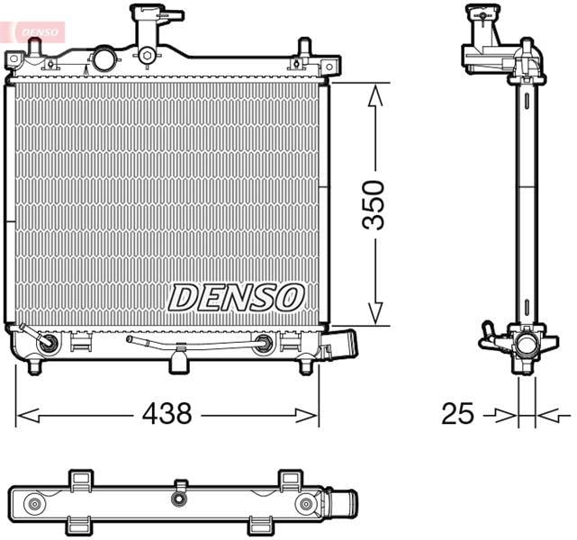 RADİATOR. ENGİNE COOLİNG HYUNDAI İ10 I 07-13