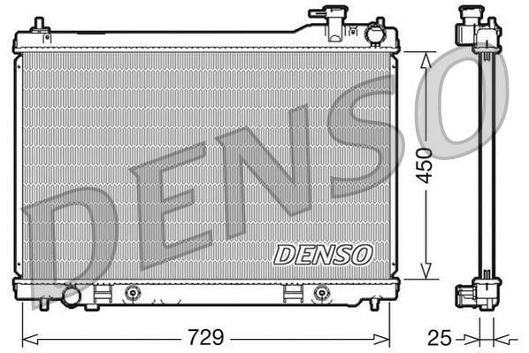RADİATOR. ENGİNE COOLİNG INFINITI FX 02-08