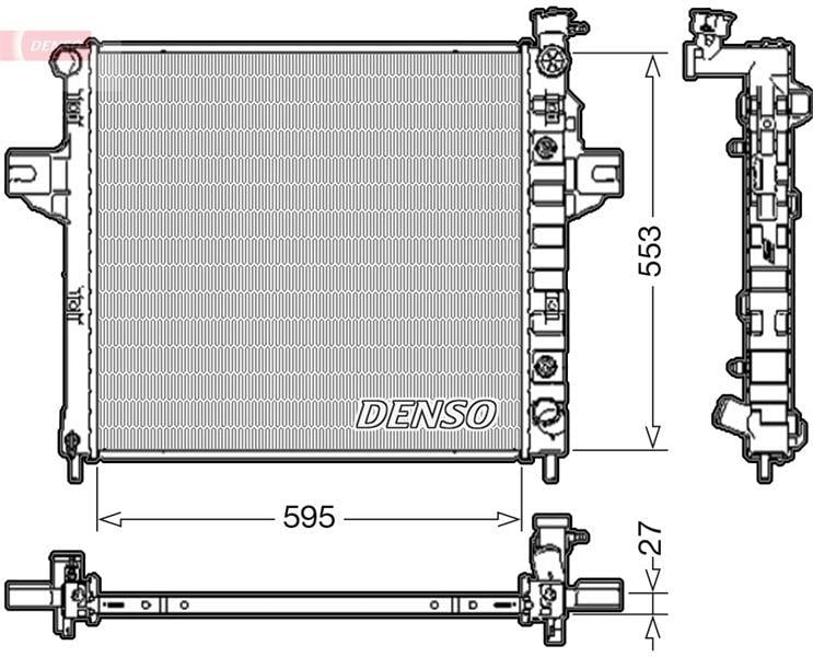 RADİATOR. ENGİNE COOLİNG JEEP GRAND CHEROKEE II 98-05