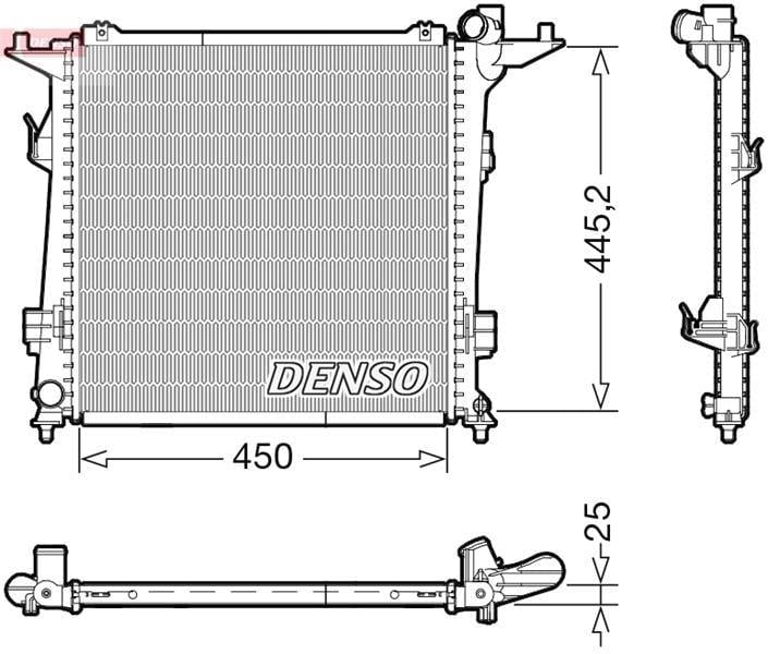 RADİATOR. ENGİNE COOLİNG KIA CEE D 06-12