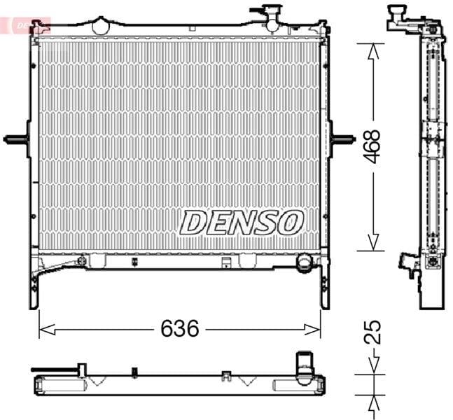 RADİATOR. ENGİNE COOLİNG KIA SORENTO I 02-