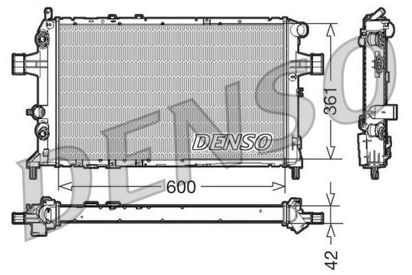 RADİATOR. ENGİNE COOLİNG OPEL ASTRA G 98-09