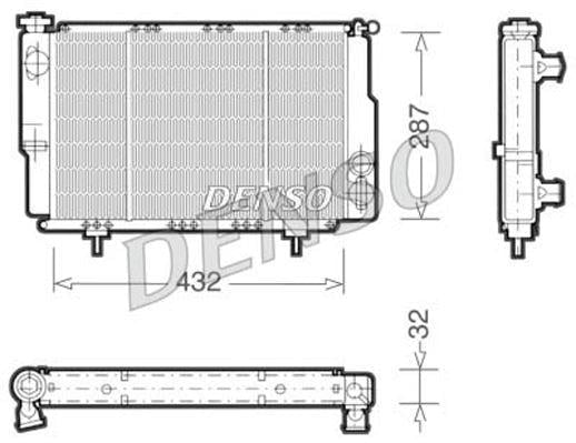 RADİATOR. ENGİNE COOLİNG RENAULT 4 62-93