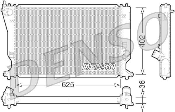 RADİATOR. ENGİNE COOLİNG TOYOTA AVENSIS 03-09