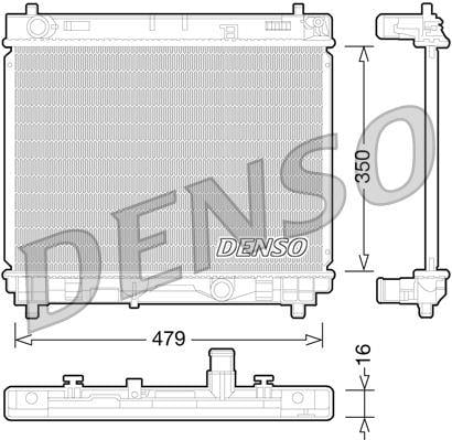 RADİATOR. ENGİNE COOLİNG TOYOTA URBAN CRUISER 07-16