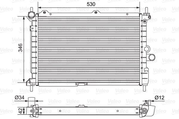 RADYATÖR ASTRA F Break 1.7L