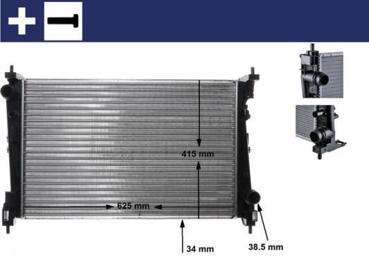 RADYATÖR CORSA D 05>PUNTO 05>BRAVO II 07>1.3 JTD-1.7CDTI MEK AC KLİMASIZ 620x395x27