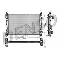 RADYATÖR DOBLO 1.4-1.3 DMTJ 10 > COMBO 1.3 CDTİ 12 > MEKANİK AC /- 620x400x16