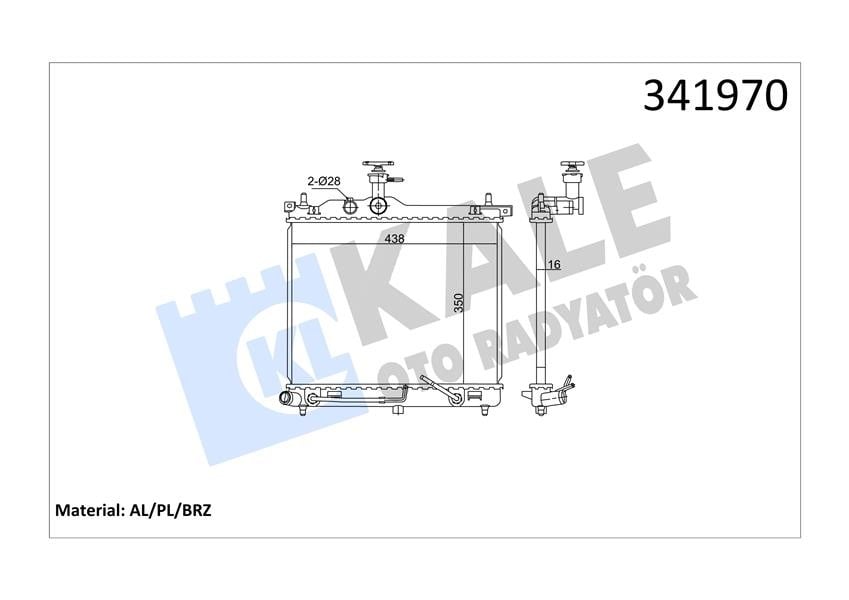RADYATÖR HYUNDAI İ10 AL-PL-BRZ