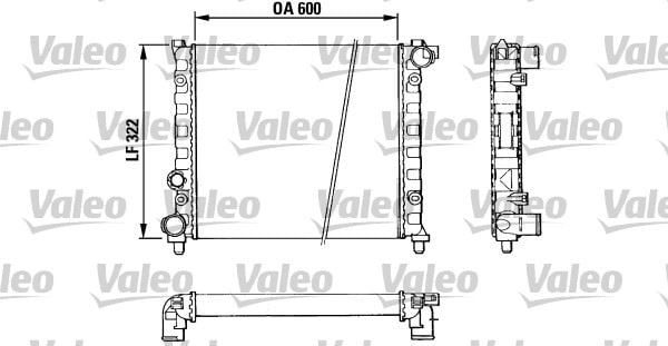 RADYATÖR SEAT IBIZA 1.2-1.2i-1.5-1.5İ KAT 85-93 34x322x600