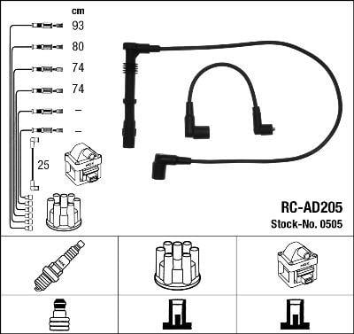 RC-AD205 ATEŞLEME KABLOSU