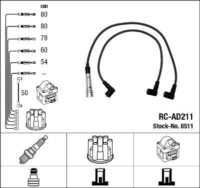 RC-AD211 ATEŞLEME KABLOSU