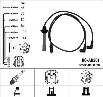 RC-AR201 ATEŞLEME KABLOSU