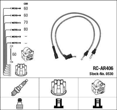 RC-AR406 ATEŞLEME KABLOSU