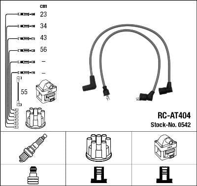 RC-AT404 ATEŞLEME KABLOSU