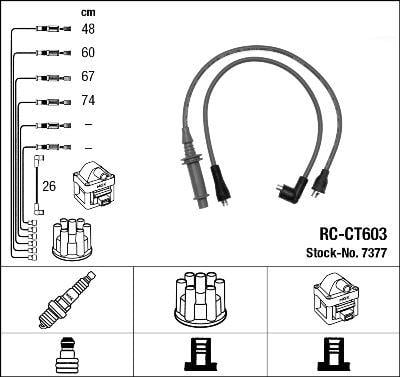 RC-CT603 ATEŞLEME KABLOSU