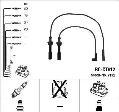RC-CT612 ATEŞLEME KABLOSU