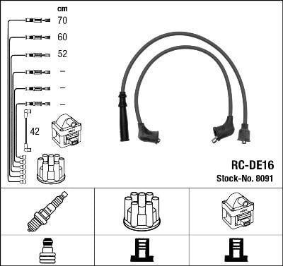 RC-DE16 ATEŞLEME KABLOSU