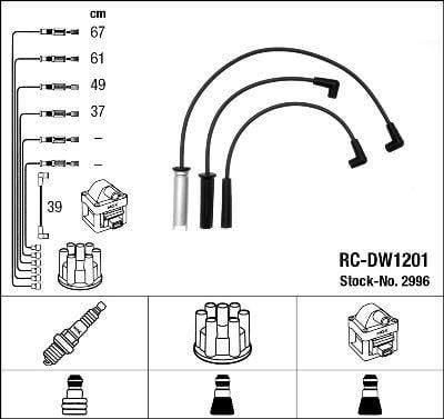 RC-DW1201 ATEŞLEME KABLOSU