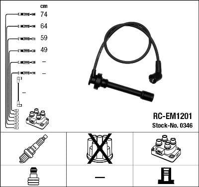 RC-EM1201 ATEŞLEME KABLOSU