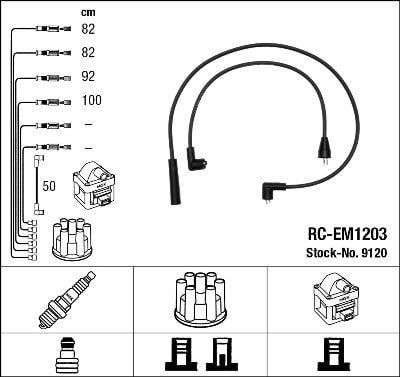 RC-EM1203 ATEŞLEME KABLOSU