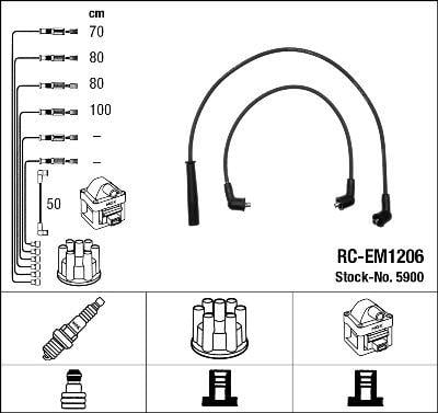 RC-EM1206 ATEŞLEME KABLOSU