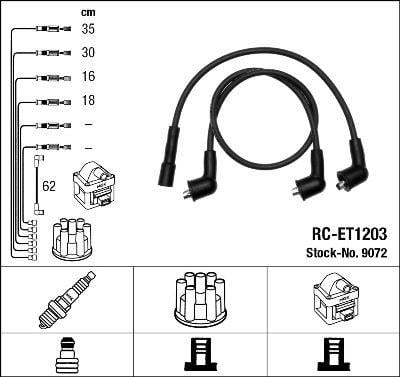 RC-ET1203 ATEŞLEME KABLOSU