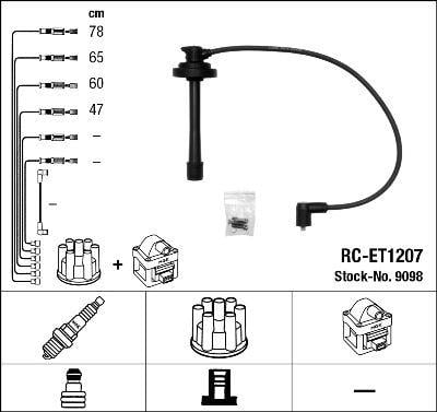 RC-ET1207 ATEŞLEME KABLOSU