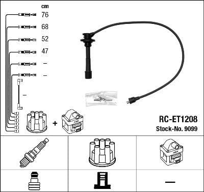 RC-ET1208 ATEŞLEME KABLOSU