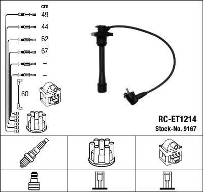 RC-ET1214 ATEŞLEME KABLOSU