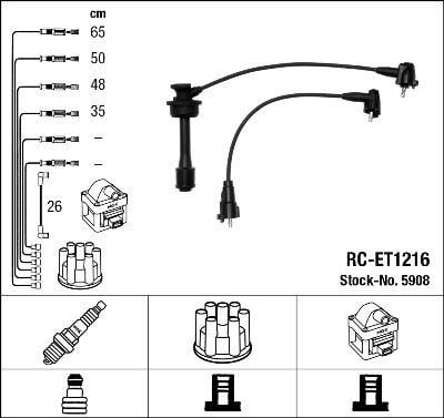 RC-ET1216 ATEŞLEME KABLOSU
