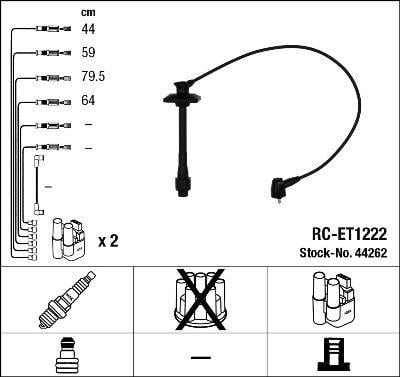 RC-ET1222 ATEŞLEME KABLOSU