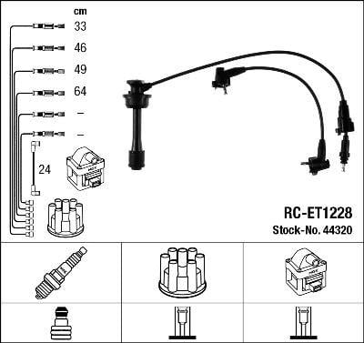 RC-ET1228 ATEŞLEME KABLOSU