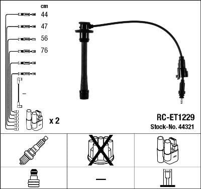 RC-ET1229 ATEŞLEME KABLOSU