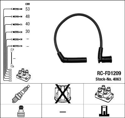 RC-FD1209 ATEŞLEME KABLOSU