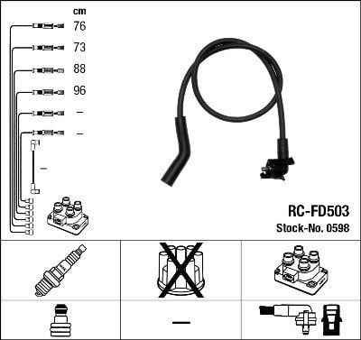 RC-FD503 ATEŞLEME KABLOSU
