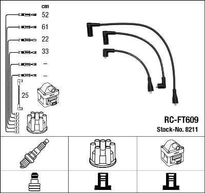 RC-FT609 ATEŞLEME KABLOSU